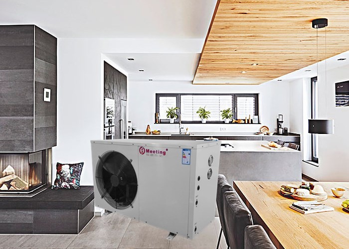 Meeting new energy domestic hot water air source high temperature heat pump