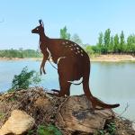 Corten Steel Garden Metal Ornaments Rust-Resistant For Garden Decoration