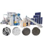 Solar Panel Recycling Plant for Aluminum Frame Removal and Silicon Silver Metal
