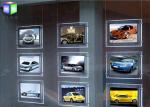Hanging A4 Crystal LED Light Box Poster Frame Travel Agency Window Displays