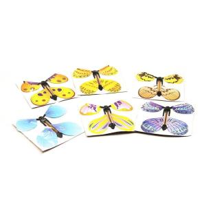 China 5Packs Rubber Band Flying Butterflies 0.64 Ounces Magic Surprise For Kids 4.5*3.9 Inch factory