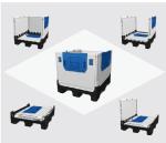 1200*1000 euro manufacturers of plastic pallet box bins germany bulk storage