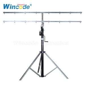 China 4.5M Double Bars Stage Light Stands With safety locking factory