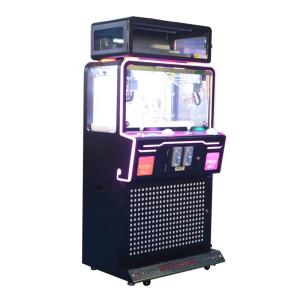 China Arcade 2 Player Toy Crane Machine With Black Metal Cabinet factory