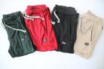 Daily Sport Ladies Cotton Knit Pants Elastic Waist black oliv dark red fuchia