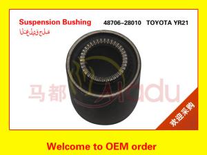 China Rear Lower Suspension Arm Rubber Bush OEM 48706-28010 Sample Available factory