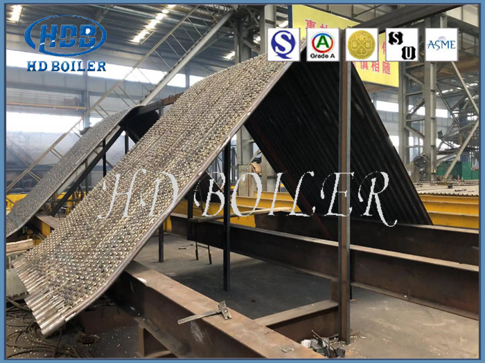 OD 600mm Boiler Membrane Wall , Anti Wear Wall Water Panel