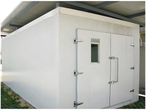 China 10m3 - 100m3 Small Cold Storage Refrigeration Equipment With PUR / PIR Core factory