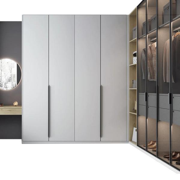 Customized Hinge Door Wardrobe Bedroom Wall Wardrobe Design Wooden Wardrobe