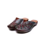 S505 Baotou Slippers Women 2020 Summer New Leather Slippers Women Wear Ins Cool
