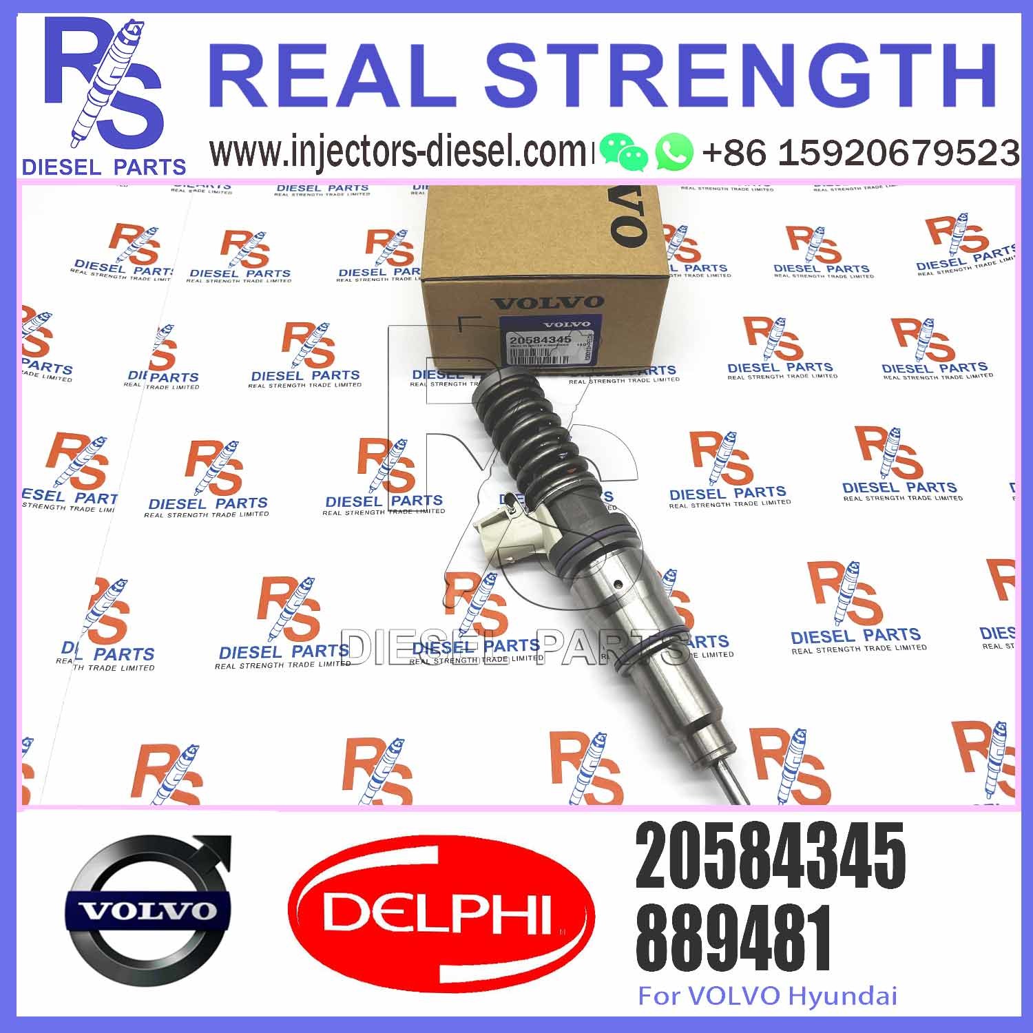 Fuel Injector Assembly 21371672 20972225 21340611 85003263 20584345 for V-O-L-V Truck Penta D13A MD13 EC360 EC380 FM400 F