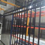 Customized Black Zinc Steel Metal Garrison Fence Panels Maintenance Free