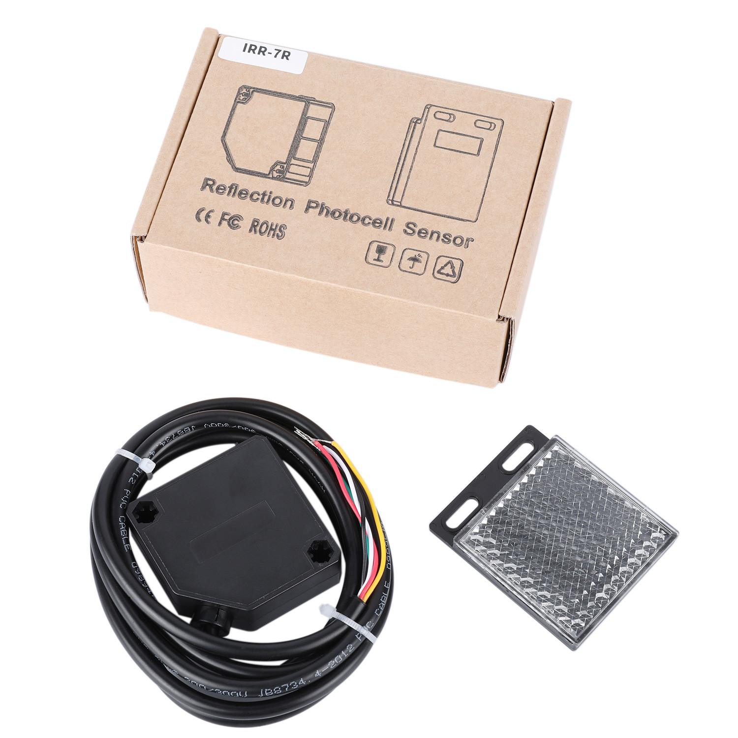 Reflective Photo Sensor with Relay Output for Automatic Door Safety Fast