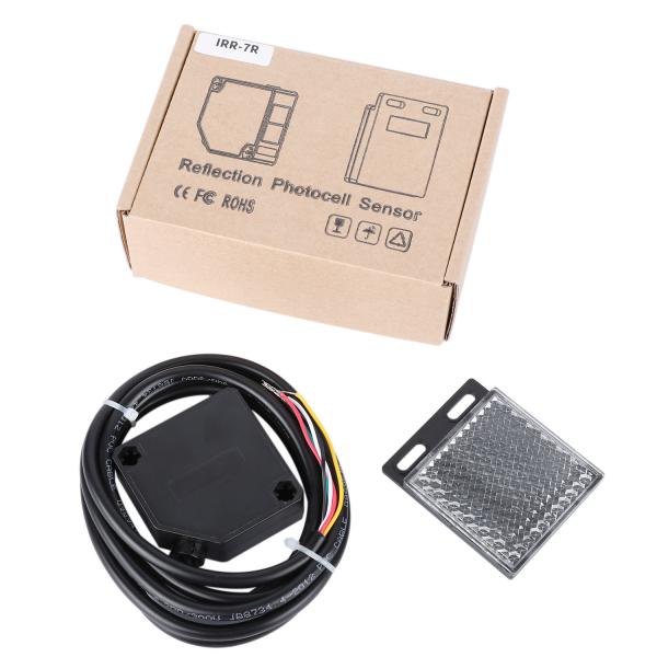 7 m Detection Range Reflective IR Sensor with Relay Output Waterproof & Ideal