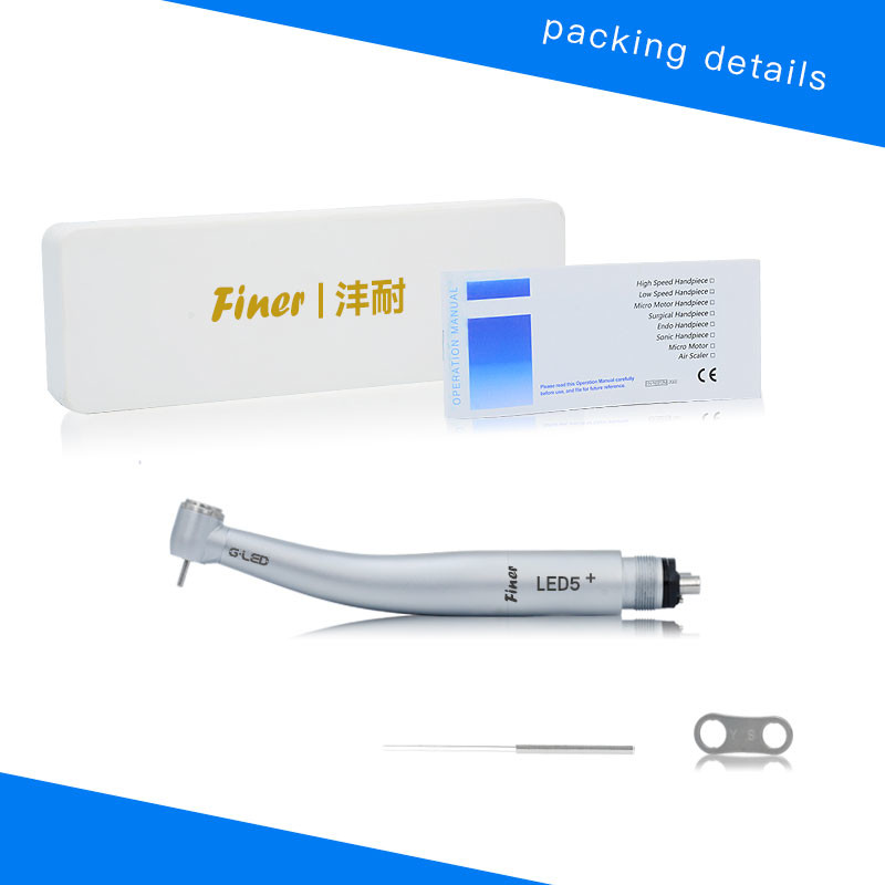 2 Hole Practical Dental LED Handpiece , Dental High Speed Handpiece 4 Hole