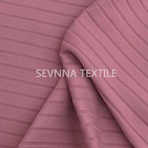 China Eco Ribbed Spandex Lycra Recycled Swimwear Fabric 140cm Width factory