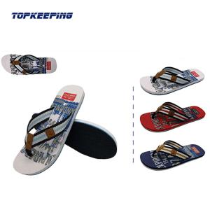 China Print Outdoor Sports Men Eva Flip Flop Slippers TPR Combo Slipper factory