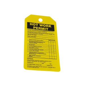 China Hot Sale OEM Custom Made Safety Plastic Warning Signs Label Safety PVC Lockout Tags factory