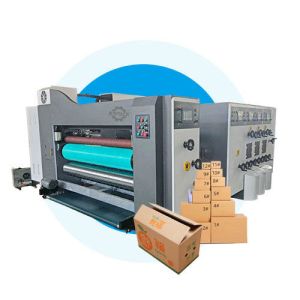 Mullticolour Printer Slotter Diecutter Carton Box Making Machine High Productivi
