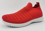 Flip On Breathable Womens Sports Running Shoes Flexible Flyknited