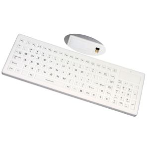Logo Customized Waterproof Silicone Keyboard With Wireless USB Receiver And