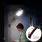 3.7V 3000mAh Pole Solar Street Light , Remote Control Outdoor Security Light