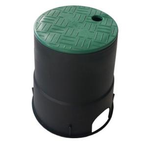 China ABS Plastic Ground Garden Irrigation Valve Box Anti UV 6 Inch Round Shape factory