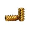 Buy cheap High Demand Small Bronze Worm Gear Sets 4 Teeth 0.7 Module DIN3974/ 9 from wholesalers