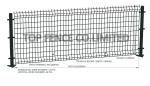 3D wire mesh fence panels