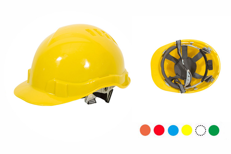CE Certified T133-ABS Specialized Safety Helmets with Adjustable Ratchet and Fabric Lining