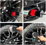Multifunctional 8 Pcs Foaming Car Wash Brushor Car Detailing Cleaning