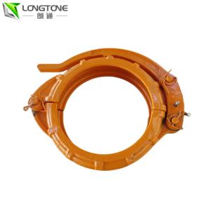 China Snap Sany Concrete Pump Parts Coupling Clamp For Delivery Pipe factory