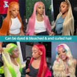 100% Virgin 613 Blonde Wig 13X6 13x4 HD Full Lace Frontal