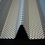 5052 H25 Aluminum Perforated Sheet Metal Round Hole Shape 1220mm Width