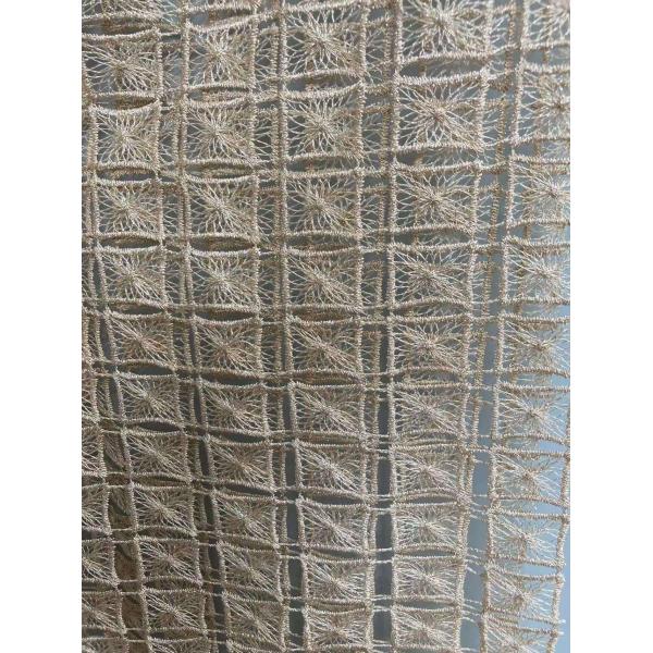 100% Polyester Lace Curtain Fabric 2.8M Jacquard Luxury Curtain Fabric