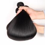 100% Malaysian Straight Hair Bundles For Black Women / Double Weft Hair
