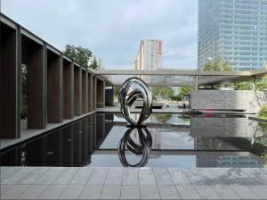 China Outdoor LED Stainless Steel Metal Sculpture 3.0 Meter Height factory