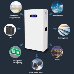 China 48V 100ah 200ah Lithium Wall Mounted LiFePo4 Battery 5kw 10kw Solar Energy System factory