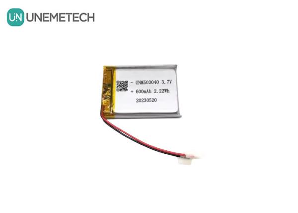 Lithium ion Rechargeable Battery 503040 3.7V Lipo Battery 600mAh with Protection