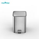 Stainless Steel Rectangular Pedal Trash Bin For Home Kitchen 11.5L 18L 28L
