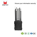 RCIED DDS 10 Antennas Cell Phone Jammer 2G 3G 4G 5G 2.5dBi 100W VHF