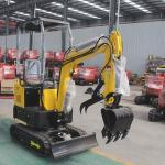 Euro V Engine Bucket Wheel Excavator 1.6 Ton Construction Digger Machine