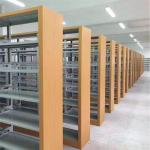 School Library Book Metal Storage Rack Durable 1.0mm Iron Metal Book Shelf