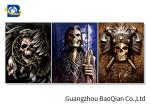 Picture With Playing Skull , Flippped Changing Lenticular 3d Image