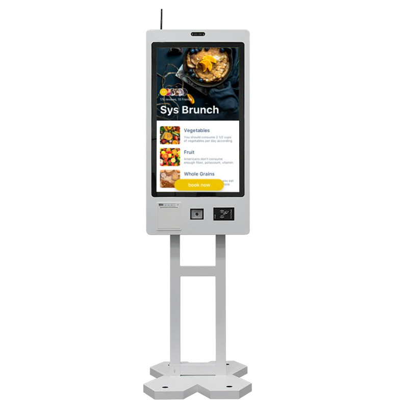 China Self Service Restaurant Ordering Kiosk Payment Machine Barcode Scanner factory