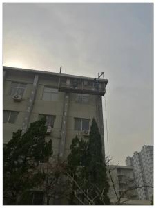China Galvanzied steel ZLP630 suspended rope platform in India for building maintenance factory