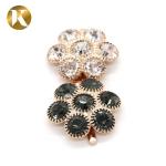 Custom Decorative Shoe Clips , Flower Shape Shoe Accessories Clips