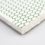 Living Room PU Foam 6mm Underlay For Carpet PE Film Laminate Cellular Green