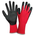 OEM Anti Slip Nitrile Coated Work Gloves Winter Work Gloves Black Blue