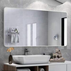 China Aluminium Alloy Frame Glass Mirror for Good Selling Customized Size Bathroom Stand factory